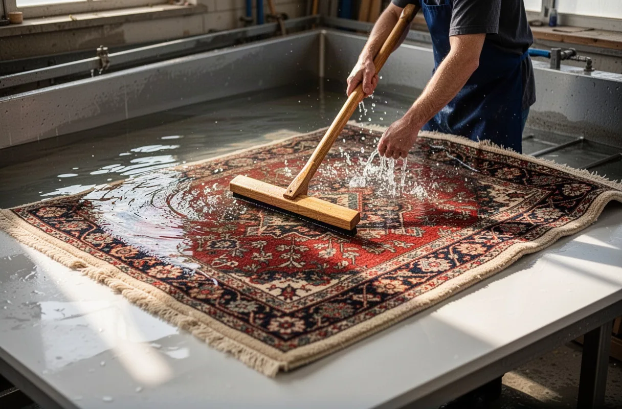 Wool and Silk Rug Submersion Wash